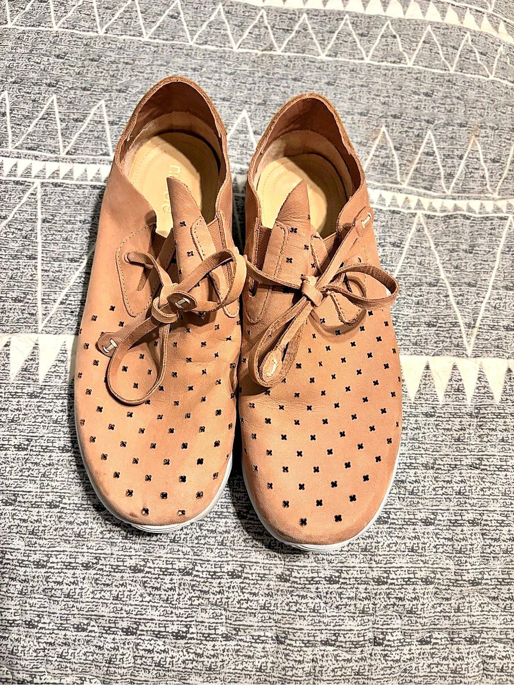 Nurture Women's Perforated slip ons US 7M